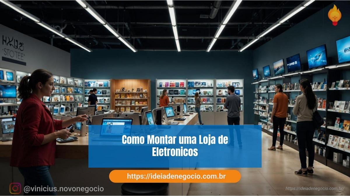 Como montar uma loja de eletrônicos moderna