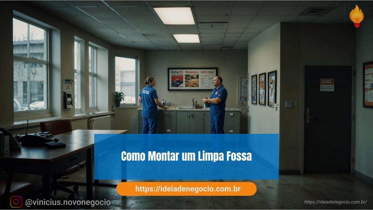 Limpa fossa negócio lucrativo