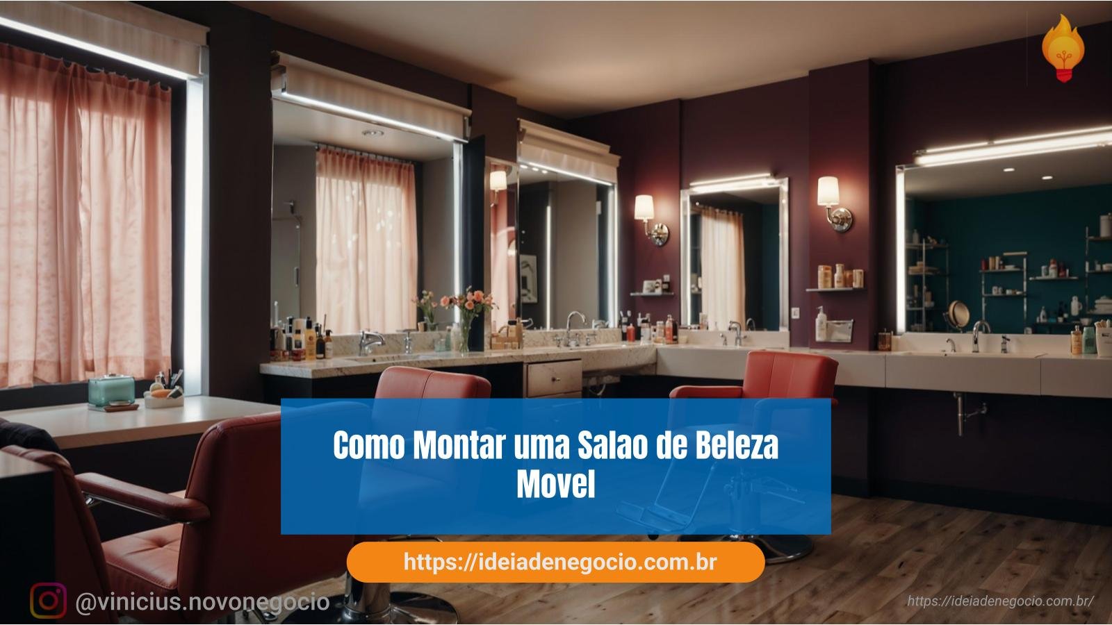 Salão de beleza móvel atendimento domicílio