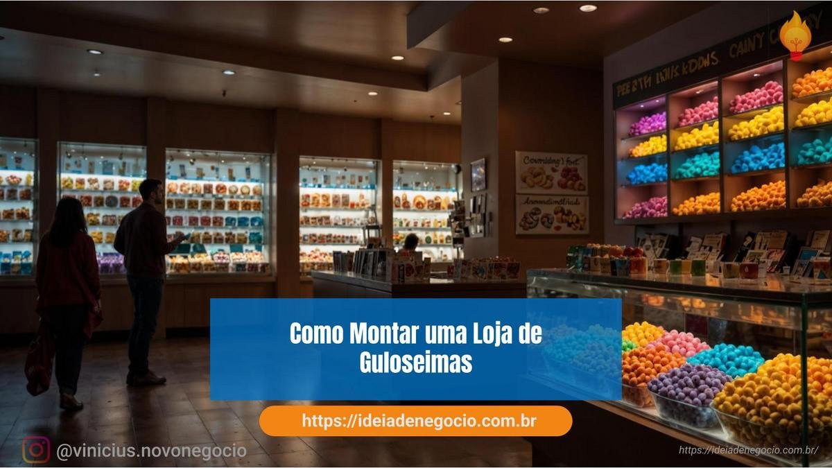 Como montar uma loja de guloseimas