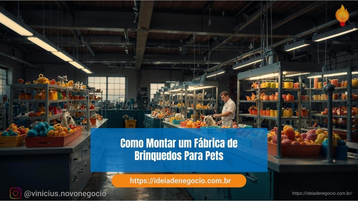 Como montar fábrica de brinquedos para pets
